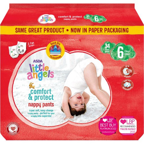 Buy Little Angel Baby Easy Dry Diaper Pants With 12 Hrs Absorption Large  Size, 9-14 Kgs - L (62 Pieces) Online at Low Prices in India - Amazon.in
