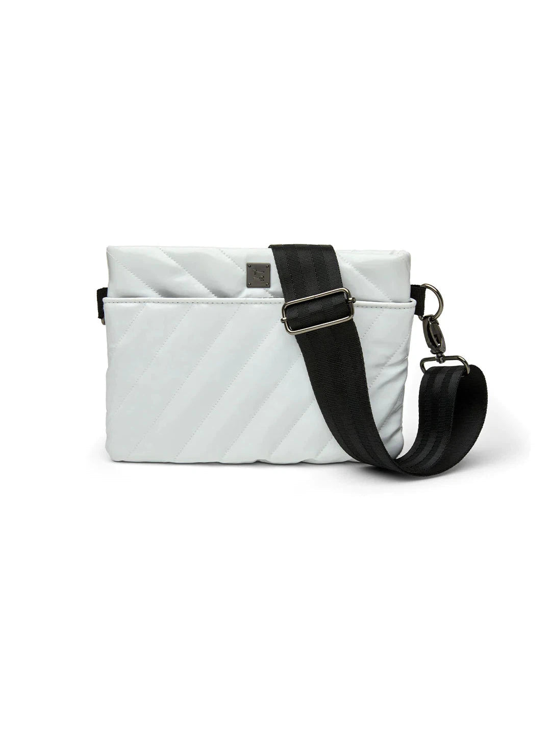 THINK ROYLN - DIAGONAL BUM BAG 2.0 | White Patent Think Royln