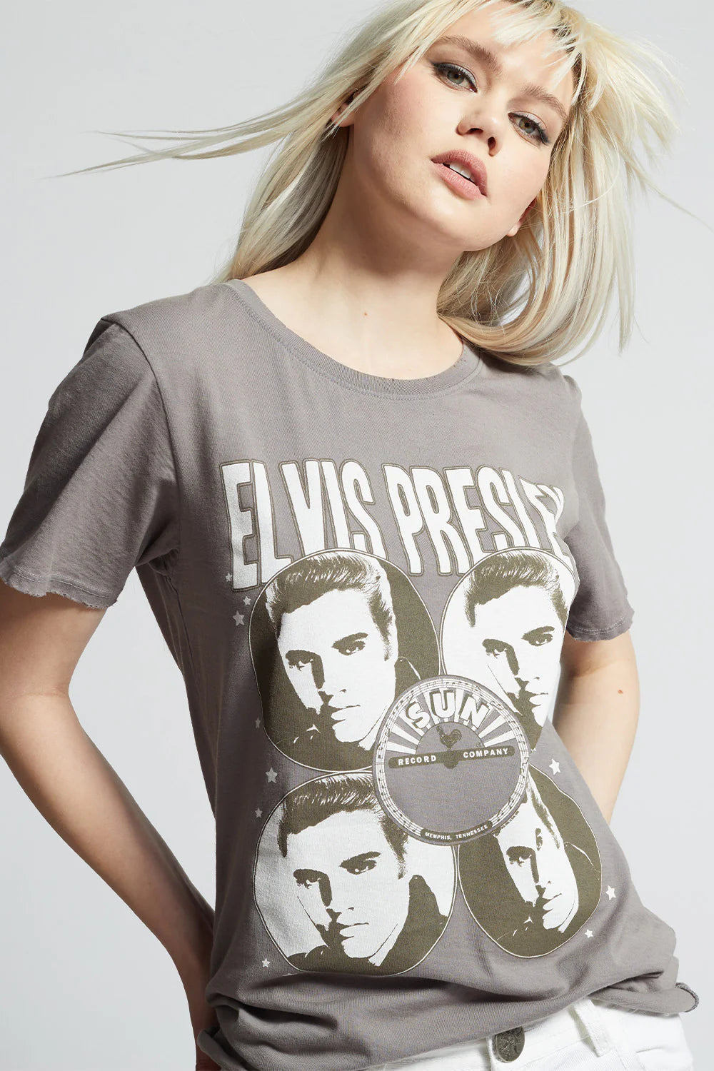 Sun Records X Elvis Presley King Boyfriend Tee Recycled Karma
