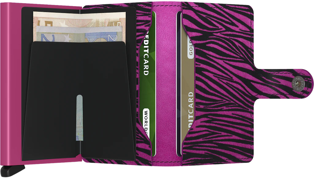 Zebra Fuchsia Miniwallet