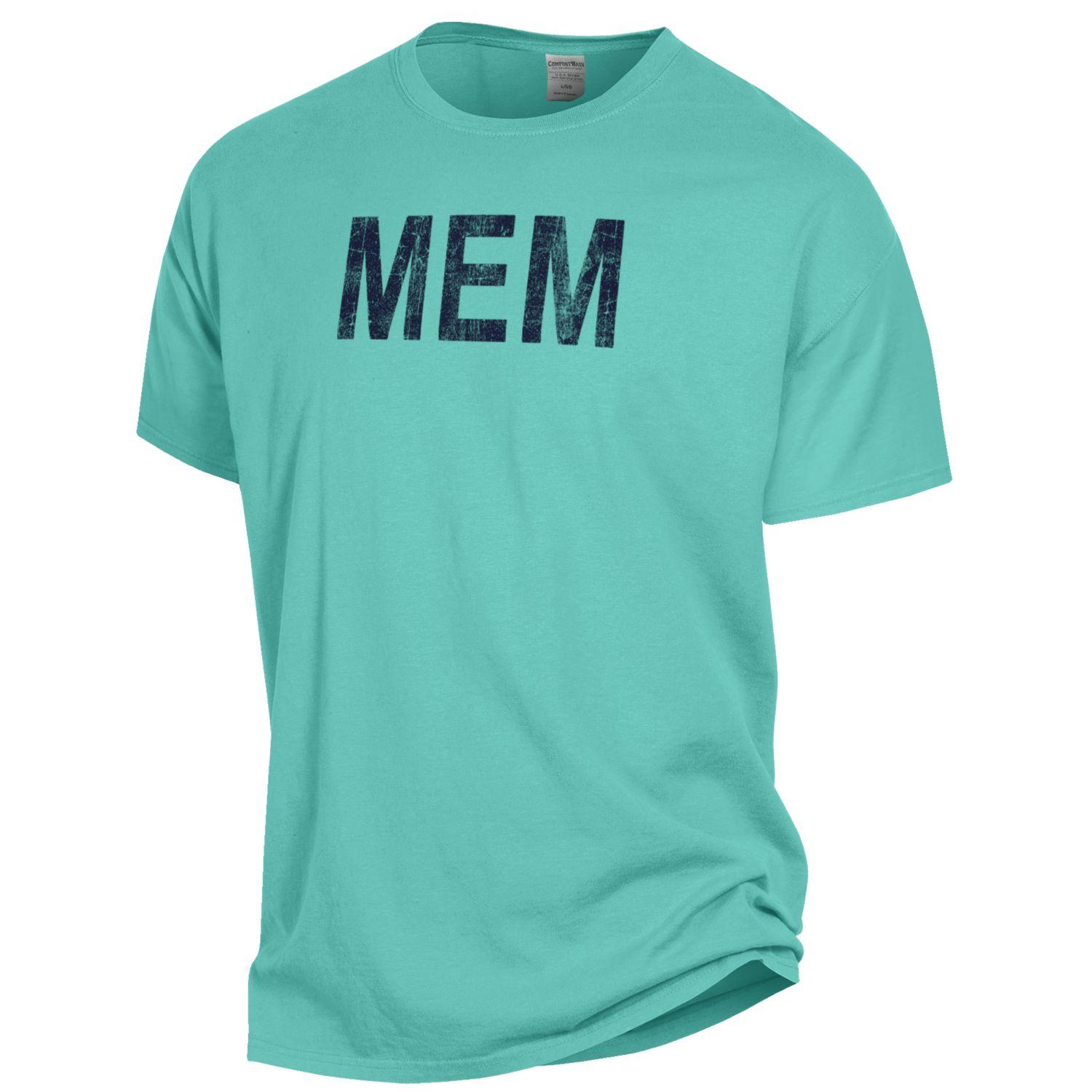 MEM Tee- Aqua