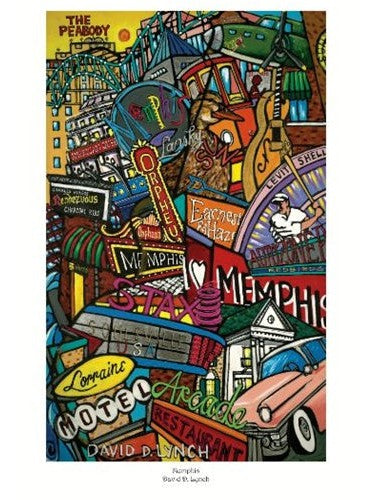 Memphis Landmarks Poster by David Lynch