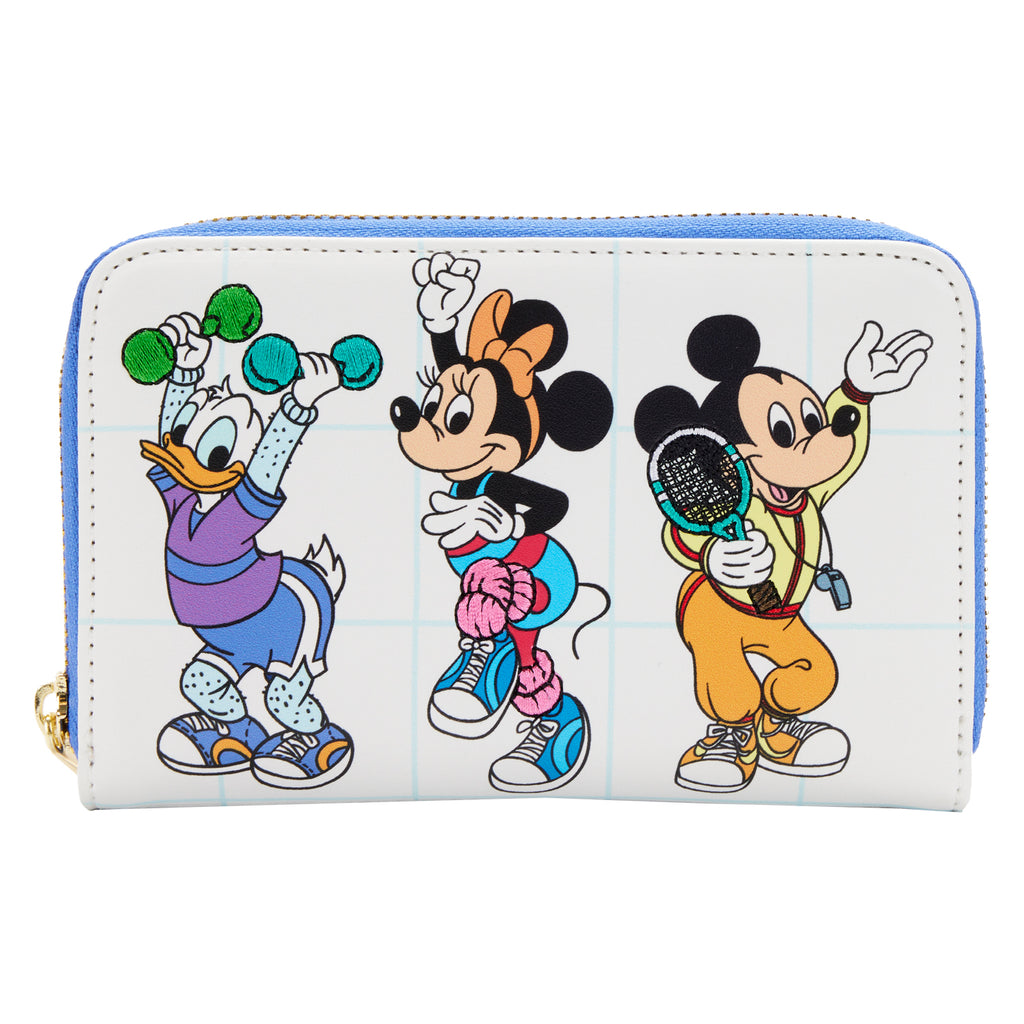 DISNEY MICKEY & MINNIE MOUSE Zip Around Wallet from Bioworld New With  Tags