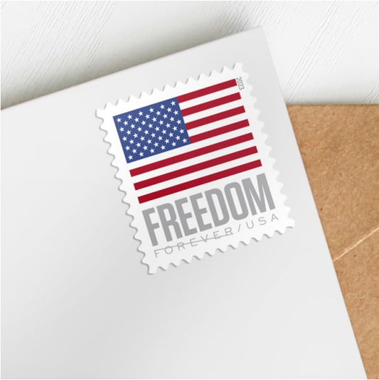 USPS Stamped Envelopes Forever Stamps Postage Attached #10 Self