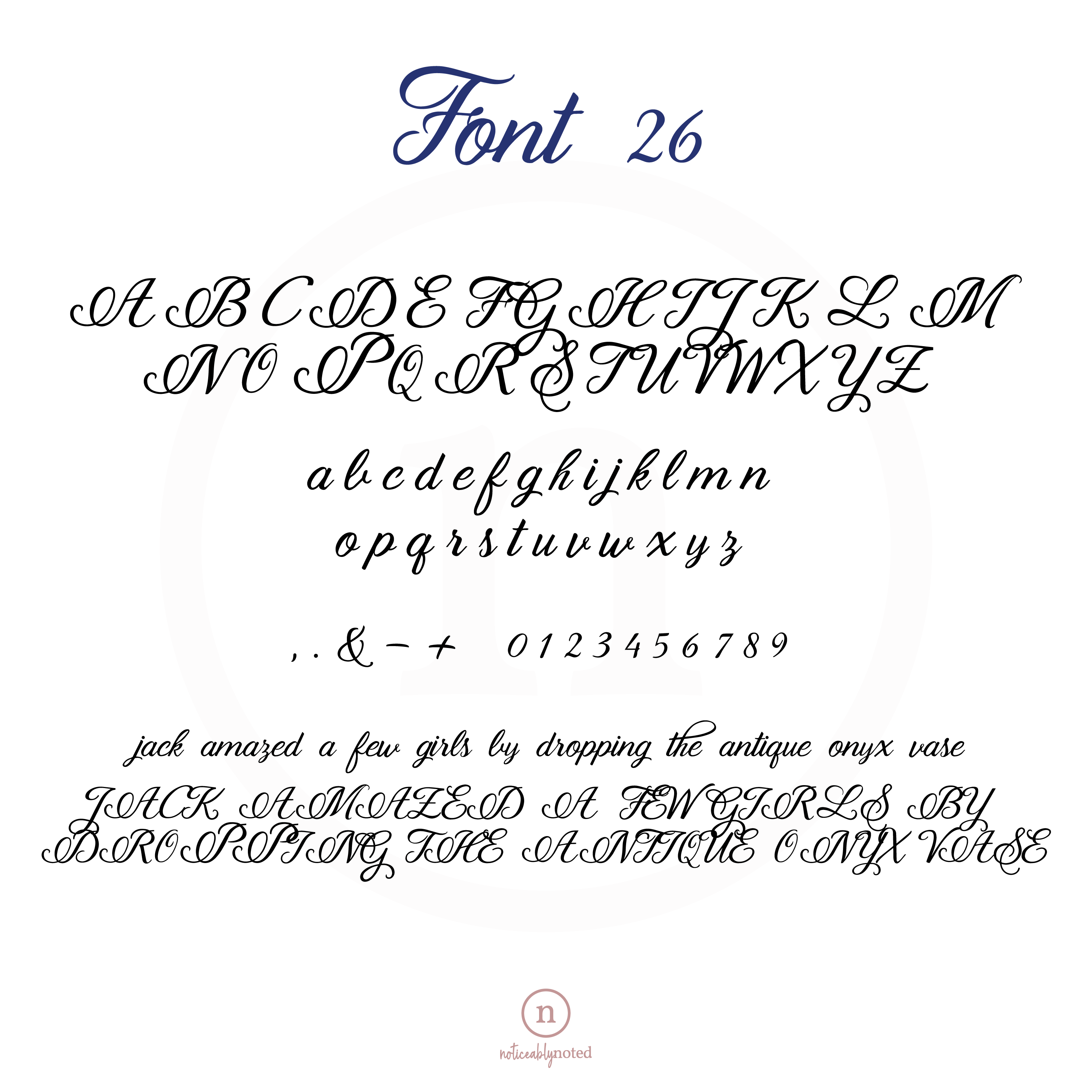 Font 26