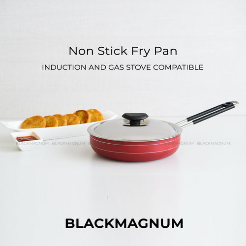 Stainless Steel Deep Kadai – Black Magnum