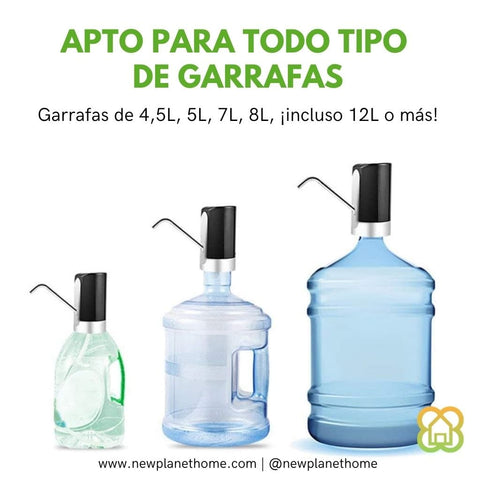 Dispensador de agua automático para garrafas, Bomba de agua - Ideal para  uso en casa y oficina – NEW PLANET HOME