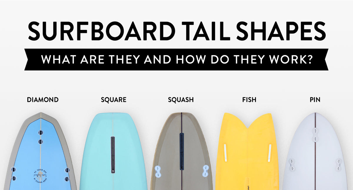 SURFBOARD TAIL SHAPES BASICS WHAT ARE THEY AND HOW DO THEY WORK