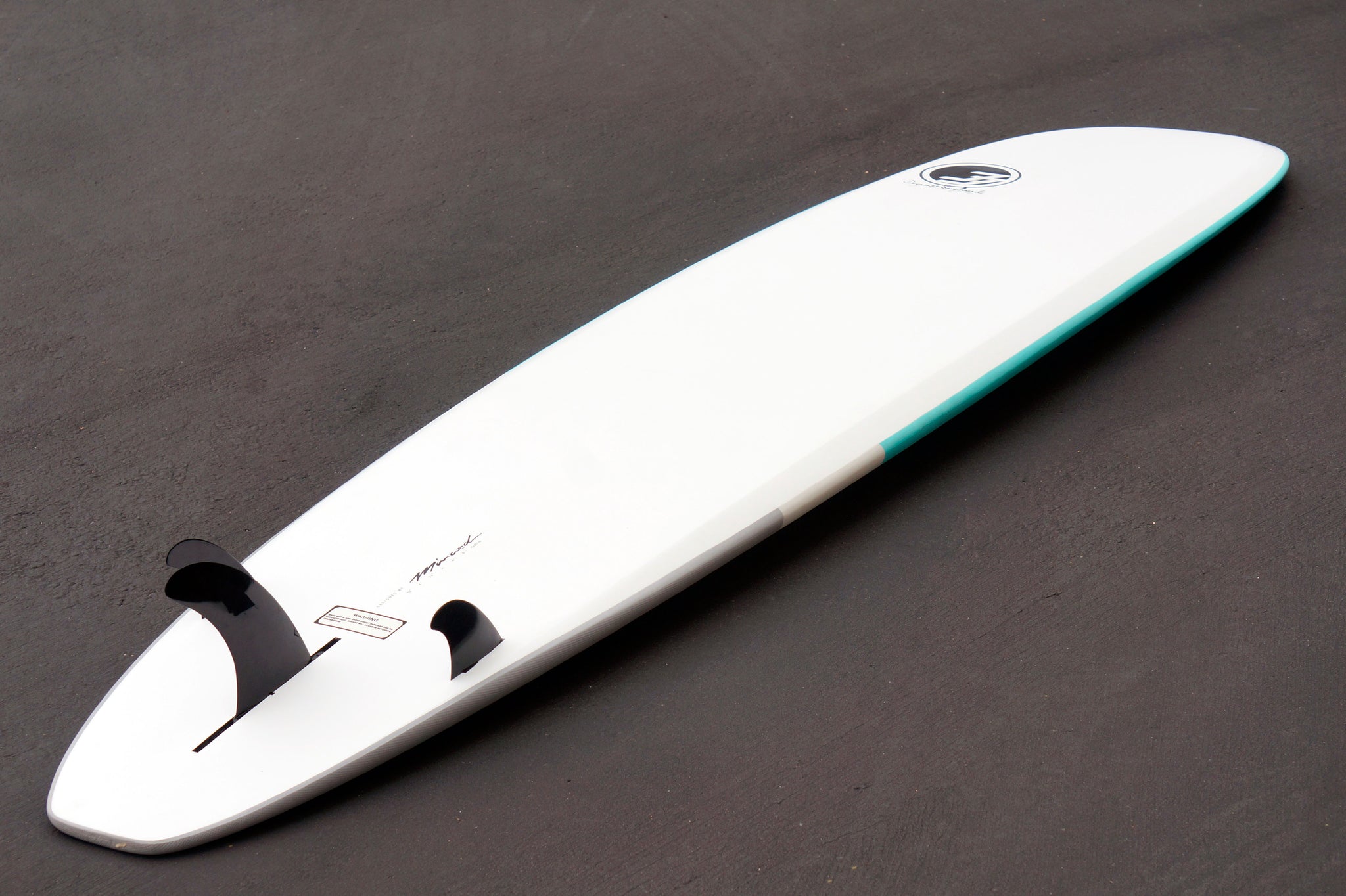 9' Ultimate Longboard Surfboard Aqua Dip (Hybrid Epoxy Softtop) Preo