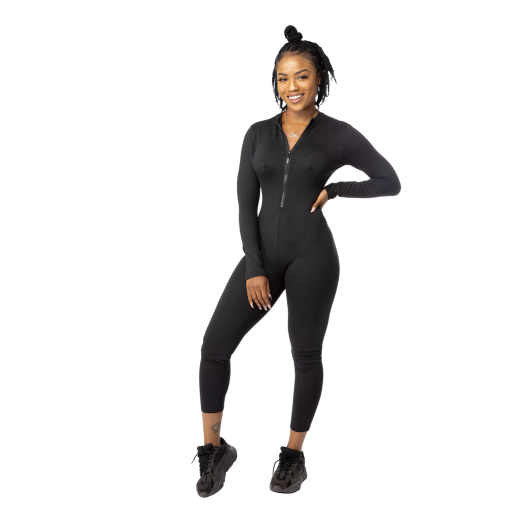 SOLIDS Zip-Up Bodysuit - ModChi product image