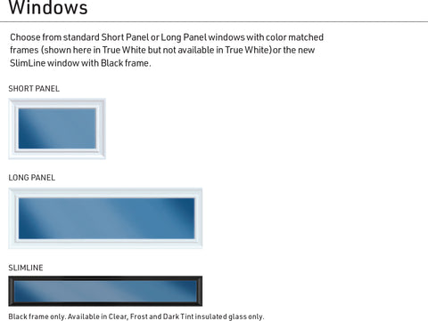 Windows for Amarr Garage Doors