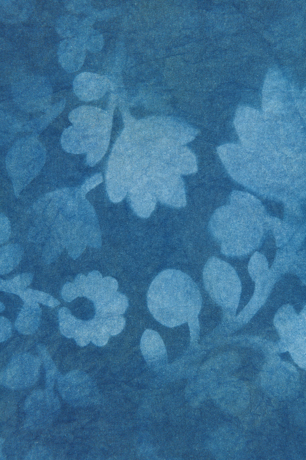 Detail of indigo with white flowers.