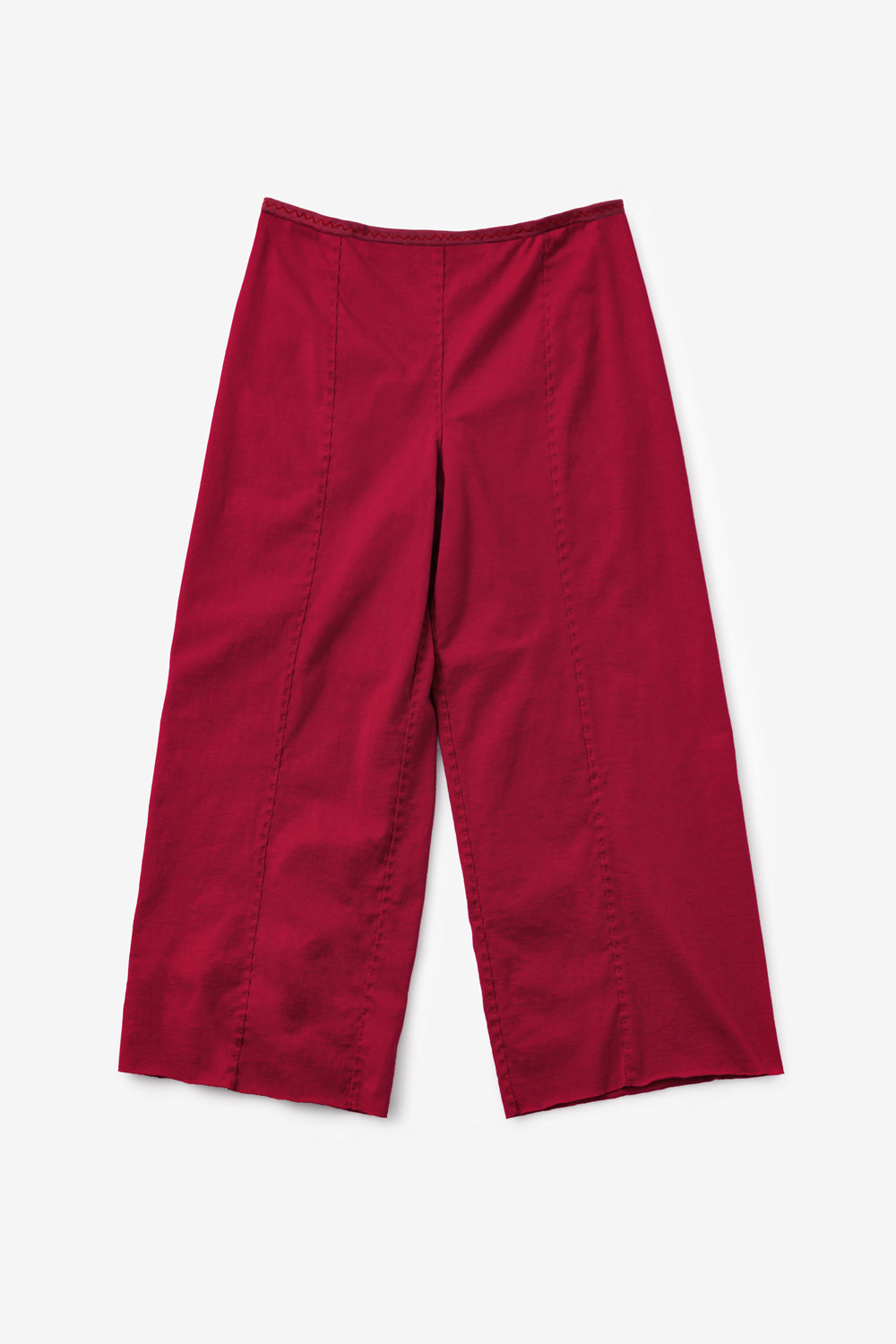 The Crop Pant in Carmine.