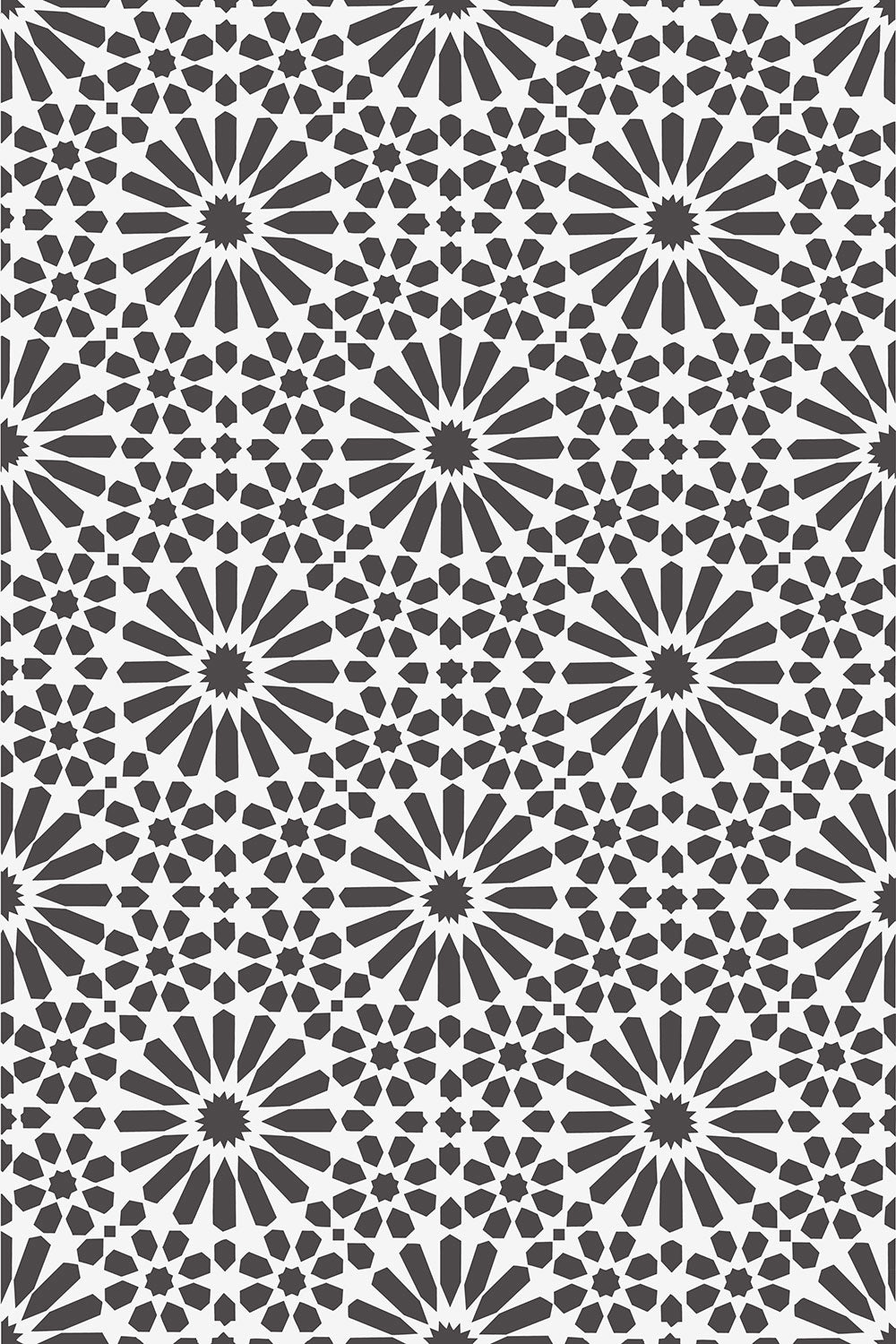 The School of Making Facets Stencil Abstract Floral Stencil Design for Hand-Painted DIY Clothing Projects