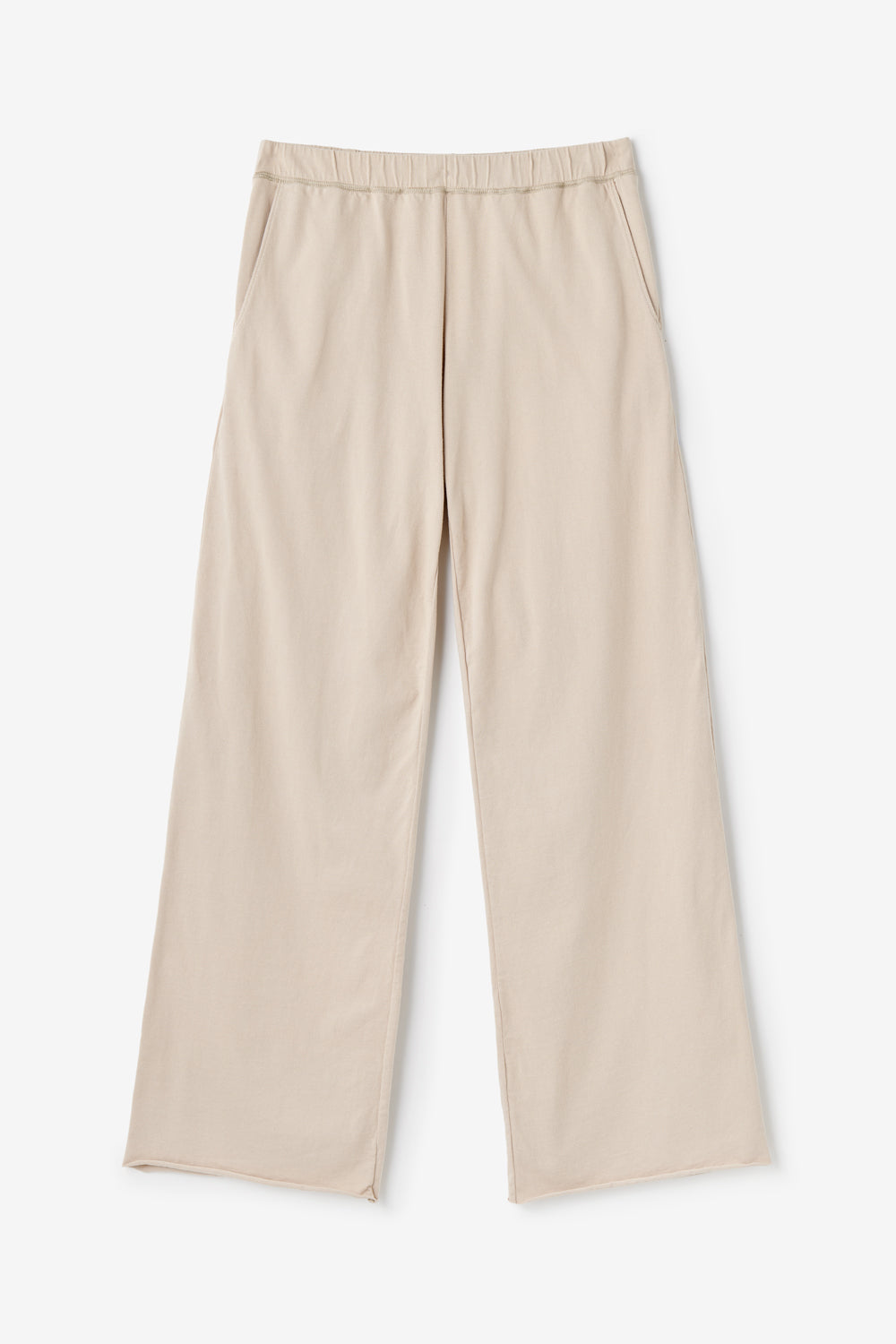 Alabama Chanin Adrienne Pant wide leg pant made of 100% organic cotton in wax.