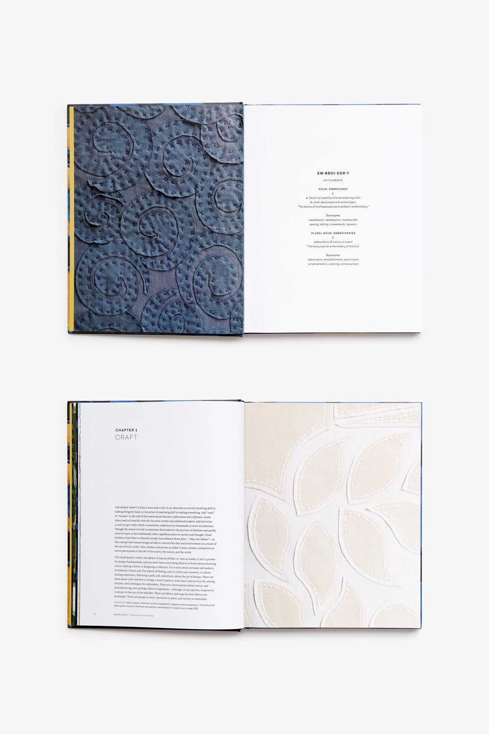 Pages from Embroidery: Threads and Stories by Natalie Chanin.