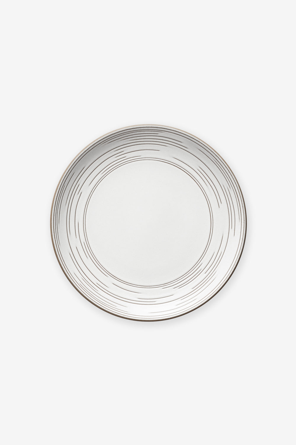 Echo Etched Salad Plate in Opaque White Hand Crafted from Alabama Chanin and Heath Ceramics Collaboration