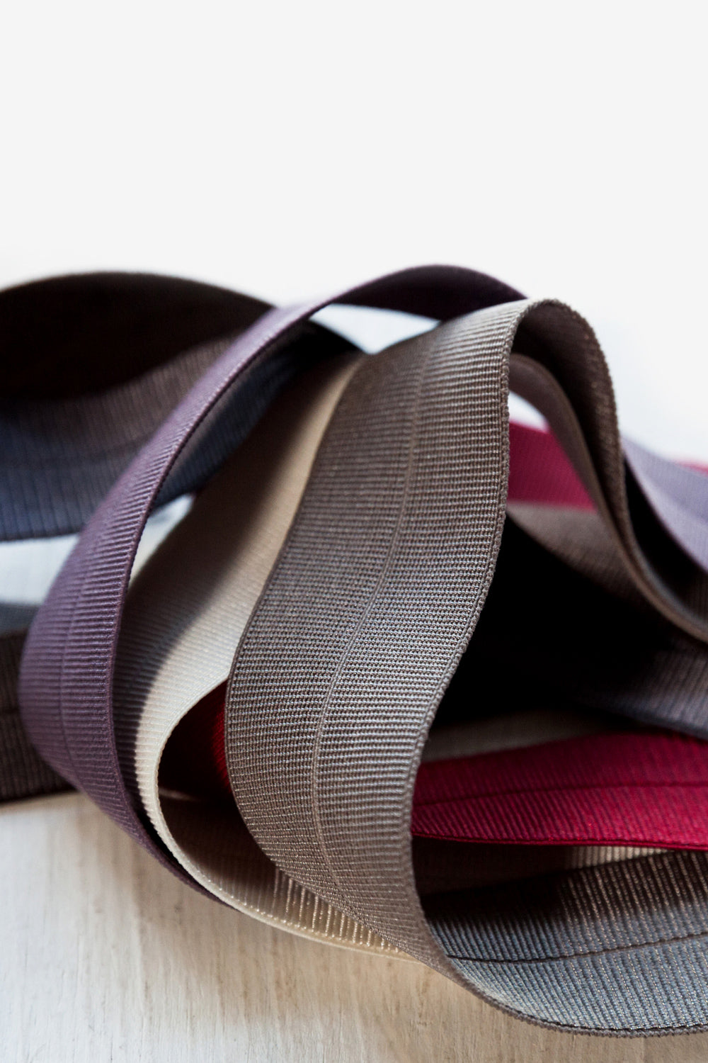 The School of Making Fold-Over Elastic Ribbon Assorted Tonal Colors for Hand-Sewn DIY Clothing.