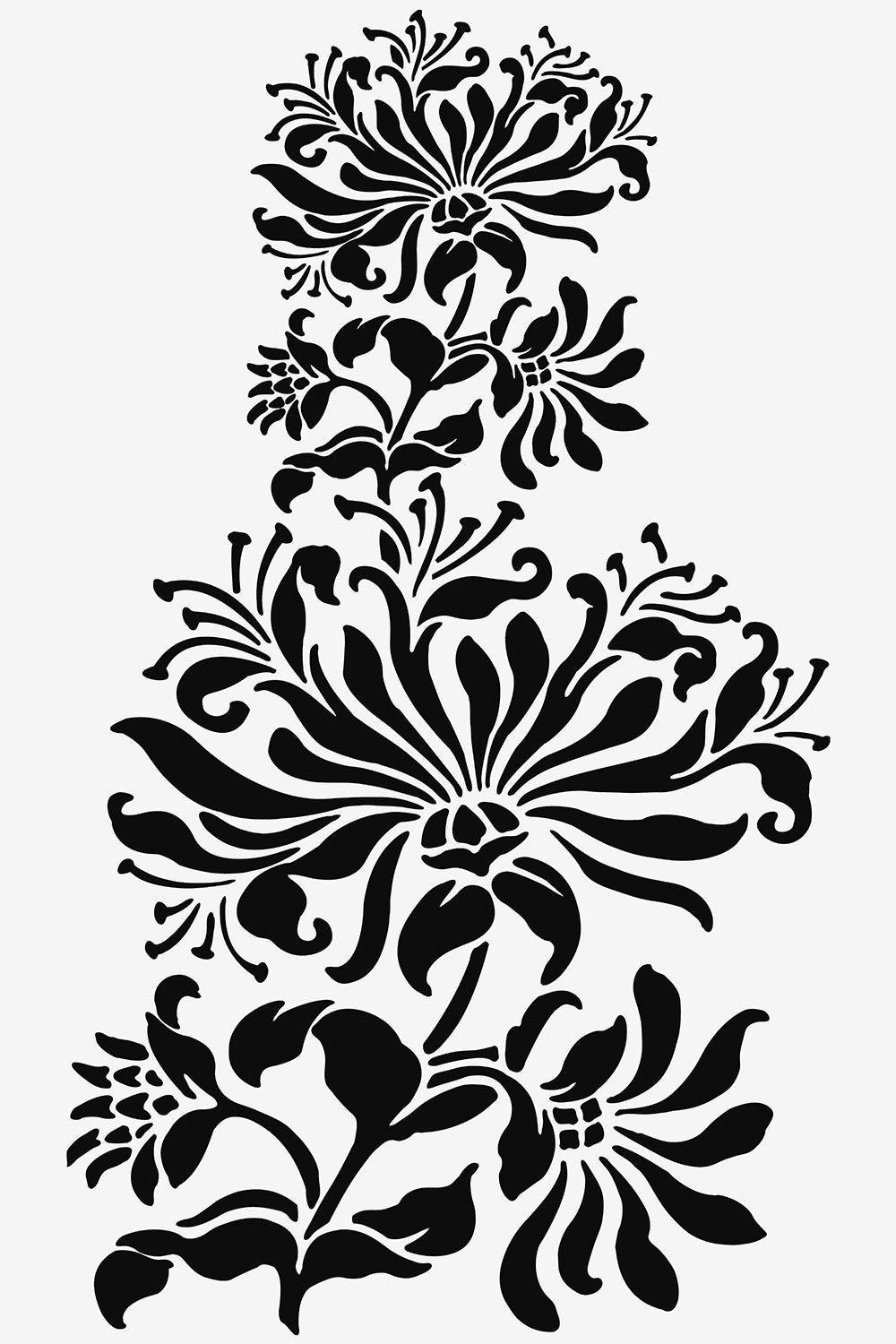  Stencil Stop GG Pattern Stencil - Reusable for DIY Projects,  Painting, Drawing, Crafts - 14 Mil Mylar Plastic (12 x 12 inches) : Arts,  Crafts & Sewing