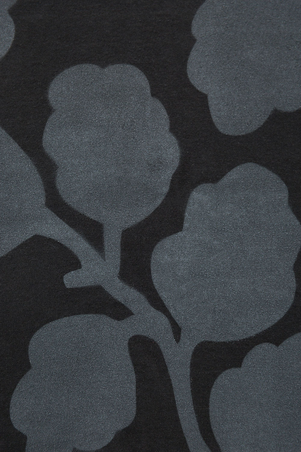 The School of Making New Leaves Stencil Design Floral Pattern Hand-Painted Design in Black and Tonal Paint