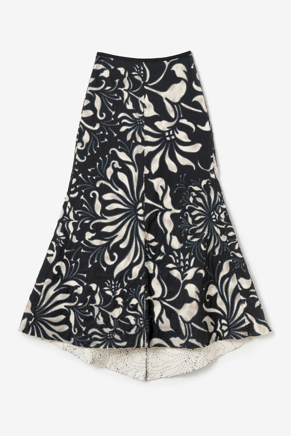 The School of Making Faded Maggie Long Skirt Kit with Faded Floral Fabric