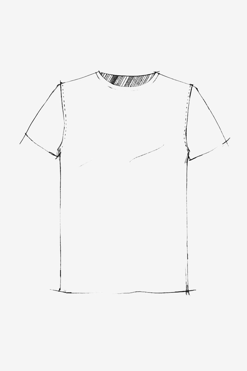 The School of Making The Unisex T-Shirt Top Pattern Unisex DIY Clothing Pattern for Hand-Sewn T-Shirt.