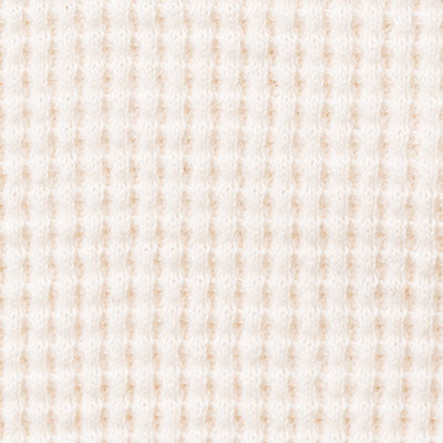 100% Organic Waffle Cotton in Natural