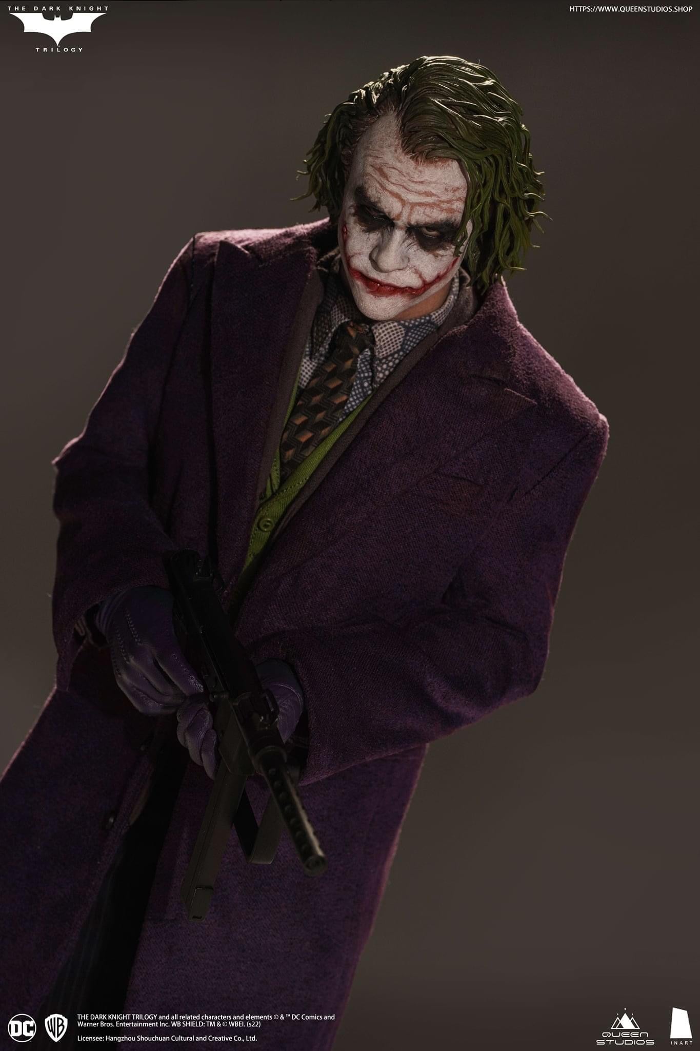 PRE-ORDER NOW  Queen Studios Inart 1/6 Joker Figure The Dark Knight Standard Edition