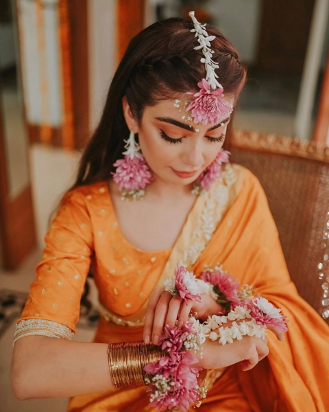 Romantic Haldi Outfit Photoshoot