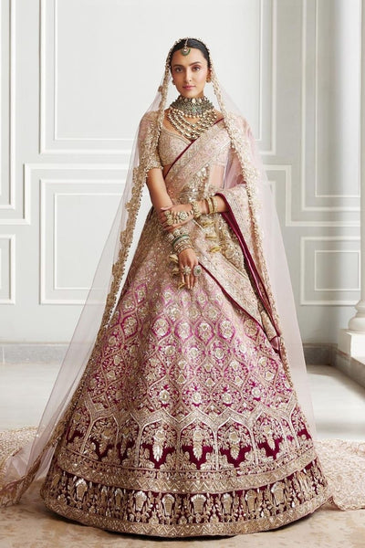 Top 150+ Pink Bridal Lehenga Designs 2024