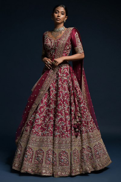 Top 150+ Pink Bridal Lehenga Designs 2024