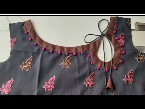 Transparent Boat Neck Kurti Cutting and stitching/ Beautiful and Trending  Net Neck Design/KcCreation - YouTube