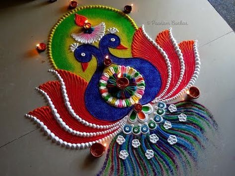 300+ Easy Flower Rangoli Designs