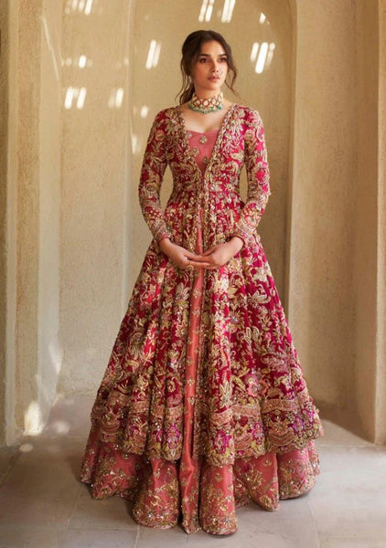 Top 150+ Pink Bridal Lehenga Designs 2024