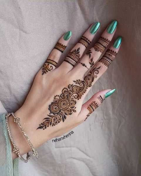 Top 250+ New Easy Simple Mehndi Designs - Mehndi Designs