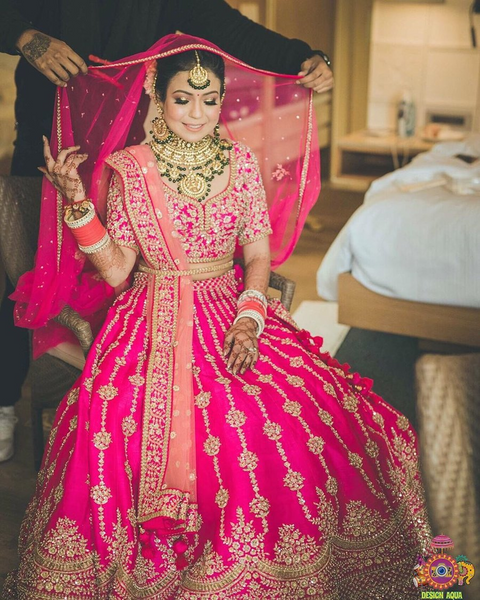 Top 150+ Pink Bridal Lehenga Designs 2024