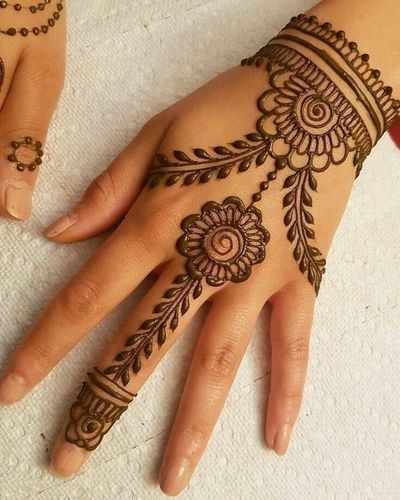 Top 250+ New Easy Simple Mehndi Designs - Mehndi Designs