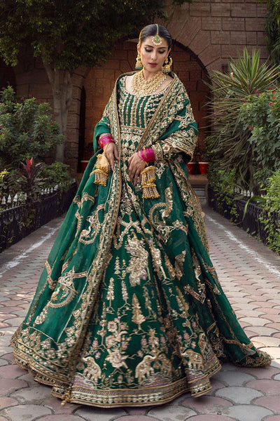 Machine Semi Stitched Designer Georgette Heavy Work Bridal Green Lehenga  Choli at Rs 1650 in Indore