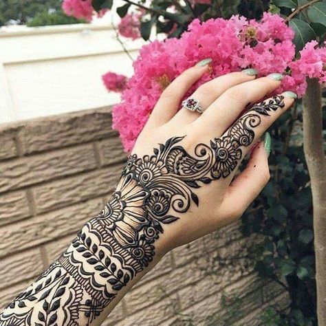 Image of Henna mehndi tattoo art on girl's hands-WT526106-Picxy