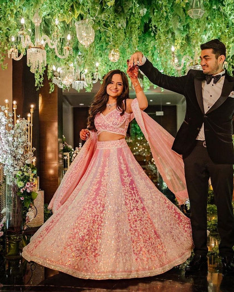 Get wedding ready with Shanaya Kapoor's exquisite blush pink lehenga set |  IWMBuzz