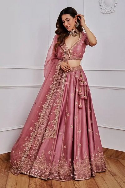 Top 150+ Pink Bridal Lehenga Designs 2024