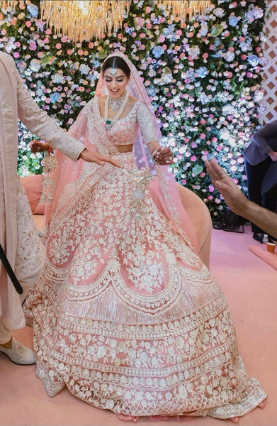 Top 150+ Pink Bridal Lehenga Designs 2024