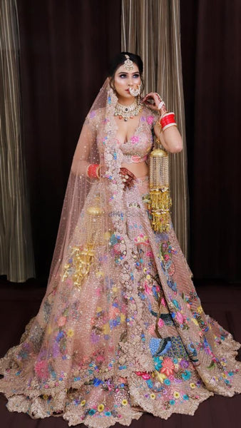 Top 150+ Pink Bridal Lehenga Designs 2024