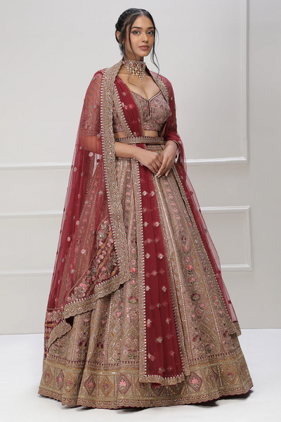 Top 150+ Pink Bridal Lehenga Designs 2024