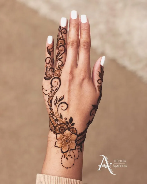 Top 250+ Simplest Mehendi Design