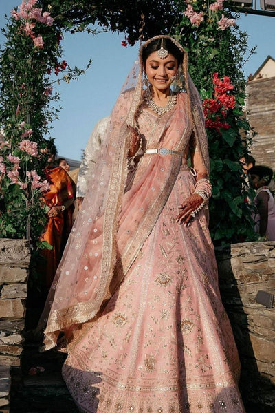 Top 150+ Pink Bridal Lehenga Designs 2024