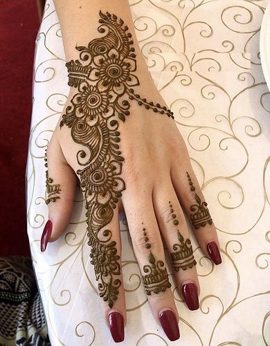 Top 250+ New Easy Simple Mehndi Designs - Mehndi Designs