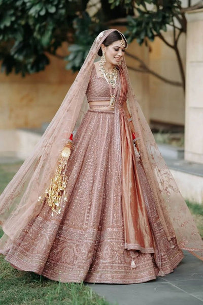 Top 150+ Pink Bridal Lehenga Designs 2024