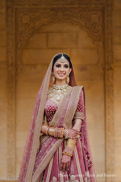 Top 150+ Pink Bridal Lehenga Designs 2024