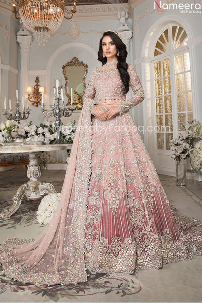 Top 150+ Pink Bridal Lehenga Designs 2024